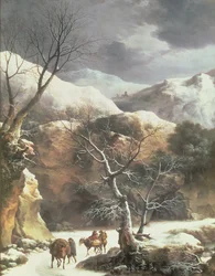 Winterlandschaft (Paar von 81020)